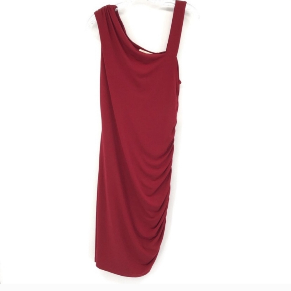 Graham & Spencer Red Dress Sleeveless Tank Fitted Cocktail